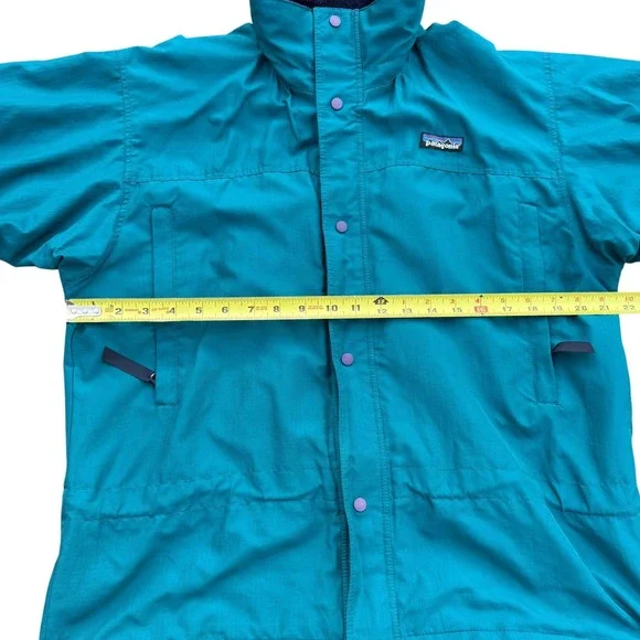 Vintage Patagonia Men's‎ Glade Runner Jacket Style 83122 Teal Blue Hooded Size S - Picture 6 of 14